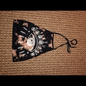Tie dye halter top